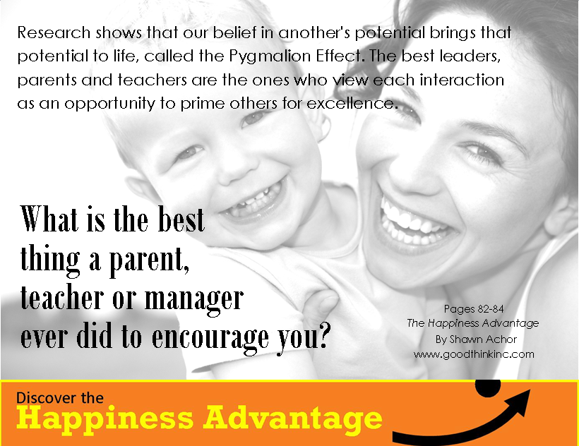 Pygmalion Effect Shawn Achor