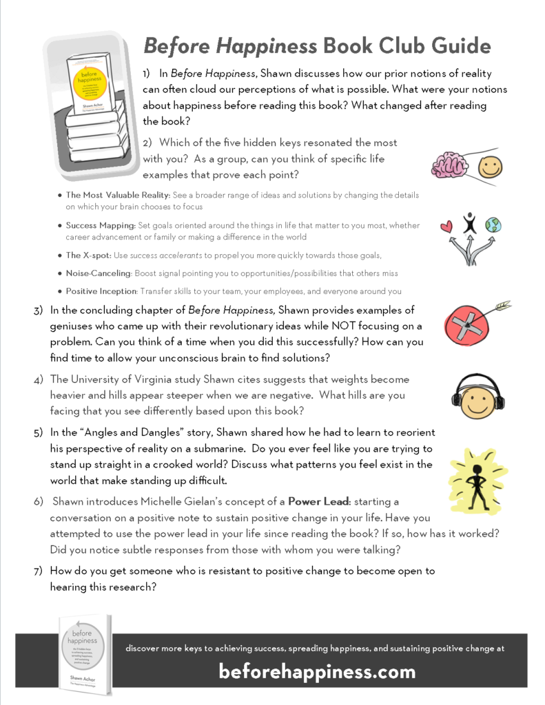 Before Happiness Shawn Achor